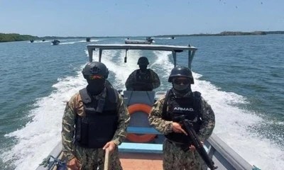 En octubre, la Armada ya encontró una embarcación con características similares/ Foto: cortesía Armada