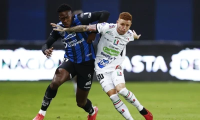 Once Caldas sorprendió a Independiente del Valle con su velocidad / Foto: EFE