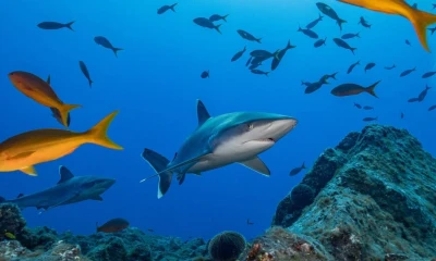 El tiburón martillo común se registró con mayor frecuencia en las áreas marinas protegidas del sur / Foto: EFE