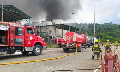 El incendio del 26 de mayo afectó tanques de fuel oil / Foto: EFE