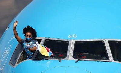 Honores y algarabía en Ecuador para recibir a las medallistas Dajomes y Salazar / Foto: EFE