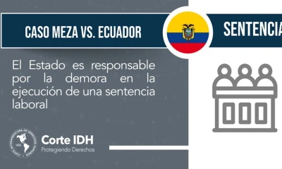 El tribunal explicó que en este caso "transcurrieron más de 10 años entre la sentencia del 24 abril de 1996 y la ejecución de dicha sentencia" / Foto: cortesía CorteIDH
