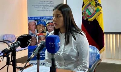 Sofía Almeida fue removida como presidenta del CPCCS / Foto: cortesía Twitter Sofía Almeida