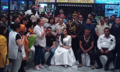 Almorzó en el mercado de Iñaquito./ Foto: cortesía Andrea Delgado