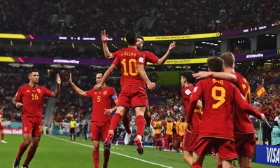 El estreno soñado. La mayor goleada de la selección española en la historia de los Mundiales (7-0), relanza la ilusión española / Foto: EFE