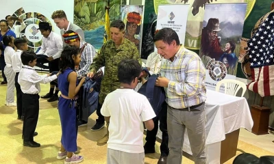 La inversión de $ 15.000 será para 800 estudiantes / Foto: cortesía Embajada de Estados Unidos 