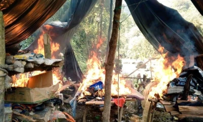 La acción fue ejecutada de manera conjunta por el Ministerio de Ambiente y Energía, la Agencia de Regulación y Control Minero y las Fuerzas Armadas / Foto: cortesía MAE