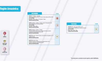 Actualización del informe del estado de las vías de la Amazonía ecuatoriana / Foto: cortesía MTOP