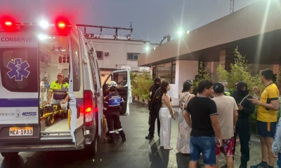 Ninguna de las 30 personas resultó con heridas graves / Foto: cortesía Armada del Ecuador