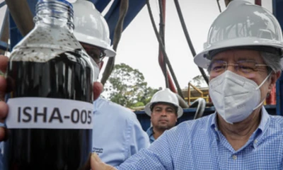 La producción petrolera comenzó en Ishpingo / Foto: cortesía Petroecuador