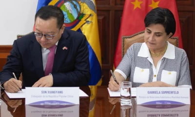 La donación fortalecerá las políticas estatales de reactivación económica y social / Foto: cortesía Cancillería 