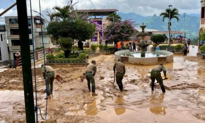 la SNGR señala que existen más de 29.000 viviendas afectadas con algún tipo de daños / Foto: cortesía Fuerzas Armadas del Ecuador