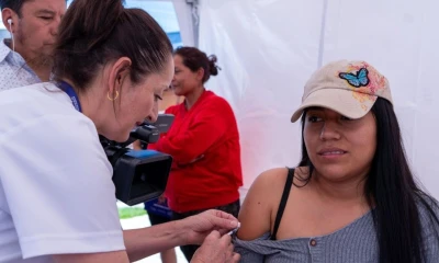 El lanzamiento de la campaña se realizó en el Centro de Salud San Antonio de Pichincha / Foto: cortesía Ministerio de Salud