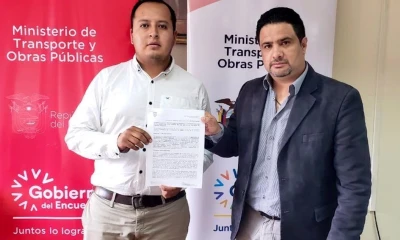 Un anticipo fue entregado para la construcción del puente El Destrozo / Foto: cortesía Ministerio de Obras Públicas