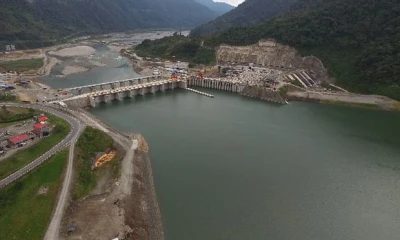 La central hidroeléctrica se encuentra entre dos provincias en el norte de Ecuador. Foto: BBC
