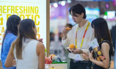 11 empresas ecuatorianas participaron en la feria Asia Fruit Logística 2025 / Foto: cortesía Pro Ecuador