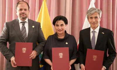 La ceremonia se llevó a cabo ayer en Quito / Foto: cortesía Cancillería