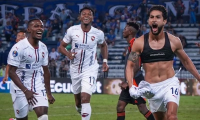 Jeison Medina anotó el gol del triunfo de Liga ante Emelec / Foto: cortesía Liga de Quito