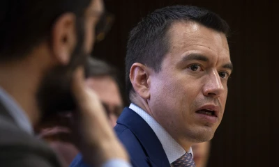 Daniel Noboa, elevó a inicios de enero la lucha contra el crimen organizado a la categoría de "conflicto armado interno" / Foto: EFE