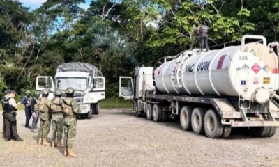 El operativo también dejó como resultado la aprehensión de tres personas vinculadas a esta red / Foto: cortesía Ministerio de Defensa