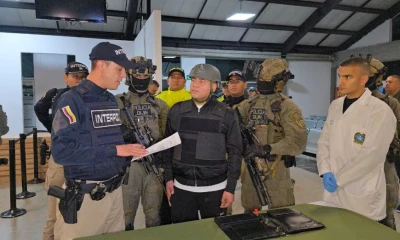 El traslado se realizó bajo estrictas medidas de seguridad hacia el aeropuerto militar de Catam / Foto: cortesía