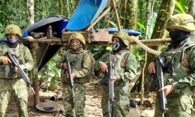La ley busca desarticular las economías criminales que alimentan el conflicto armado interno / Foto: cortesía Ejército Ecuatoriano