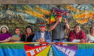 La Conaie organizó una asamblea extraordinaria en Riobamba / Foto: cortesía Conaie