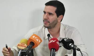 Roberto Luque dio ayer la rueda de prensa desde el Gobierno Zonal de Guayaquil / Foto: cortesía Ministerio de Energía 