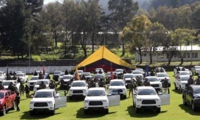 Las 70 camionetas son marca Great Wall / Foto: cortesía Presidencia