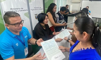 La entrega se realizó a través del Proyecto de Regularización de Tierras Rurales y Territorios Ancestrales/ Foto: cortesía MAG