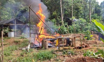 El sector de Alto Punino es uno de los más afectados por la minería ilegal / Foto: cortesía Ejército