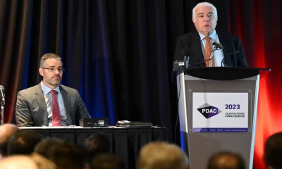 Santos participó el 6 de marzo en el evento ‘Ecuador The Next Mining Destination’, organizado por la Cámara de Minería del Ecuador / Foto: cortesía del ministerio de Energía