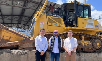 Las autoridades de Enami cumplieron varias actividades en Imbabura / Foto: cortesía Enami