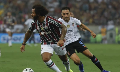 Marcelo, de Fluminense, sumó otro título en su carrera / Foto: EFE