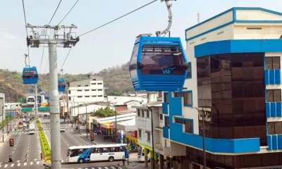 Guayaquil inaugura moderna "Aerovía" en medio de la pandemia del coronavirus  / Foto: EFE