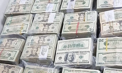 La Fiscalía informó del hallazgo de cerca de cinco millones de dólares ocultos en la vivienda de una presunta víctima de sicariato, en ciudad de Guayaquil / Foto: cortesía Fiscalía General