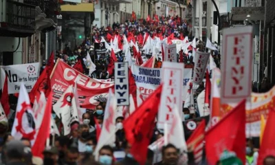 La Confederación Nacional de Servidores Públicos de Ecuador rechazó tajantemente los despidos/ Foto: cortesía EFE