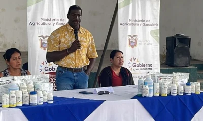 Los kits tienen la finalidad de controlar plagas y enfermedades de cultivos./ Foto: cortesía MAG