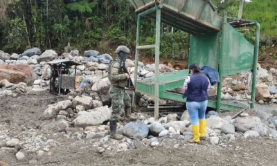 La minería ilegal ha generado preocupación por su impacto ambiental / Foto: cortesía FF.AA.