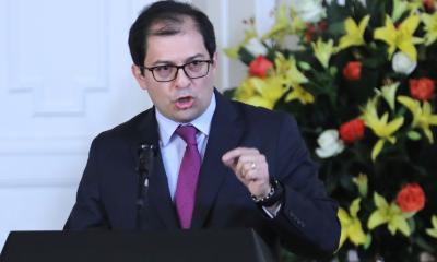 Fiscal General de Colombia entrega a Ecuador información sobre el líder abatido del ELN / Foto: EFE