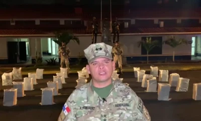 Se trata de 700 paquetes de droga, cuyo tipo y peso no fueron precisados, ubicados "en el doble fondo de un contenedor ubicado en un puerto de Colón / Foto: cortesía Senan