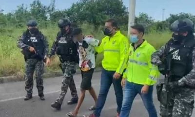 Detienen a sospechoso en caso de asesinato de Efraín Ruales / Foto cortesía Ministerio de Gobierno