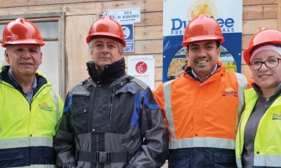 El embajador de Ecuador en Canadá, Esteban Crespo, visitó la mina Loma Larga / Foto: cortesía Dundee Precious Metals