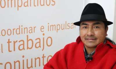 Iza es recordado por haber encabezado la marcha indígena de octubre 2019 en Quito / Foto: cortesía 