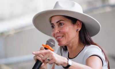 Iza exigió junto a otras 75 organizaciones sociales una serie de demandas para apoyar a González / Foto: cortesía Luisa González