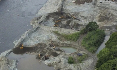 La investigación también identificó la operación de hasta 200 excavadoras y entre 600 y 800 personas dedicadas a la extracción ilícita / Foto: cortesía José Moreno