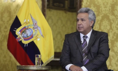  El Presidente de Ecuador, Lenín Moreno, habló esta mañana con la cadena NTN24 sobre la situación en la frontera con Colombia y otros temas de la coyuntura política. Foto: Eduardo Flores / Presidencia de la República. Foto: La República