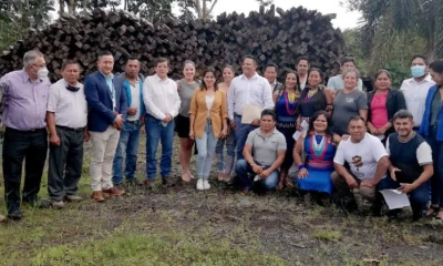 81 metros cúbicos de madera decomisada fueron donados para fines sociales en Morona / Foto: cortesía ministerio de Ambiente