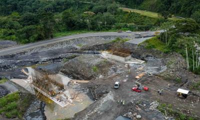 El objetivo es conectar permanentemente a Morona Santiago con Pastaza / Foto: cortesía MTOP