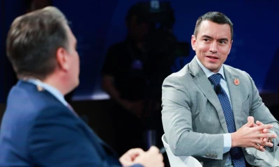 Daniel Noboa participó en el Foro Económico Mundial de Verano en Tianjin / Foto: cortesía Presidencia